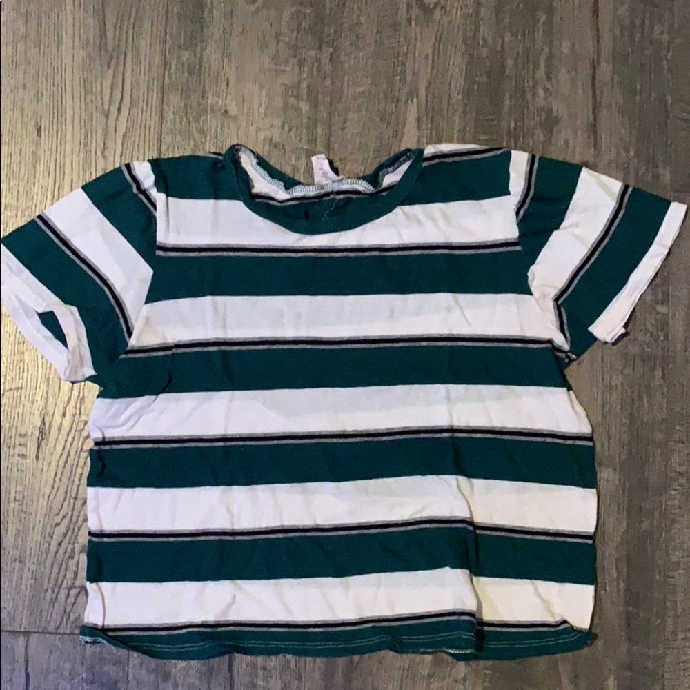 Stripped Crop Top
